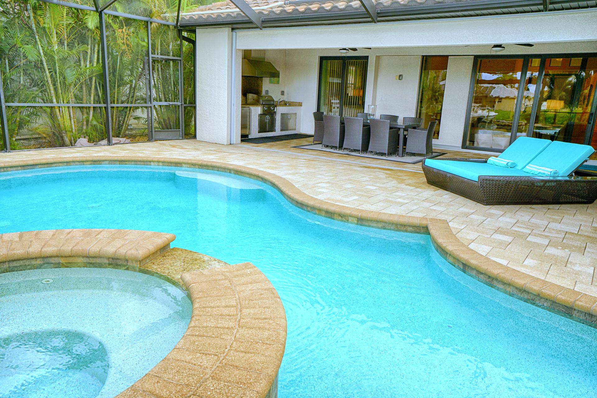 Pool Area in the rental home