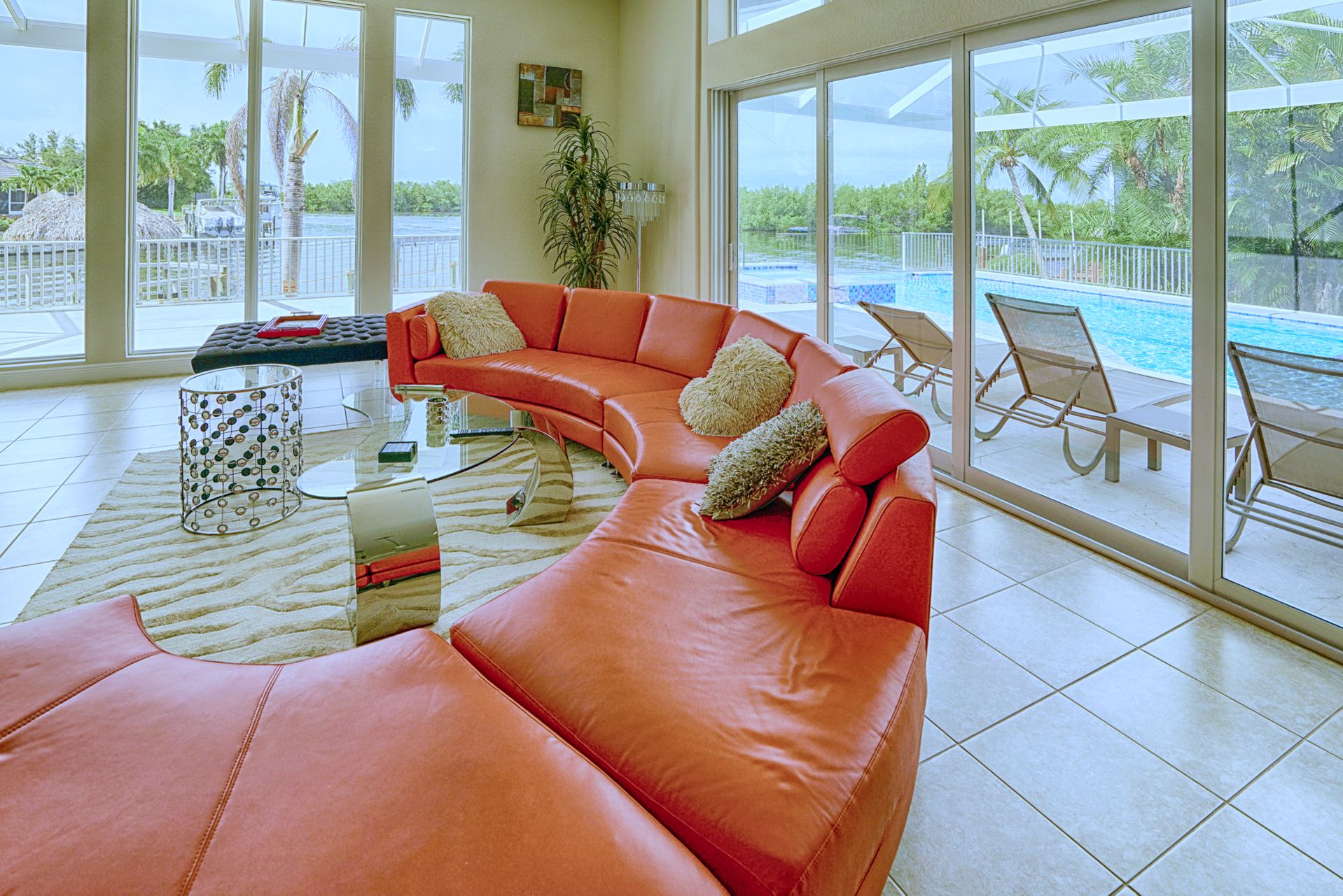 Wohnzimmer in Cape Coral